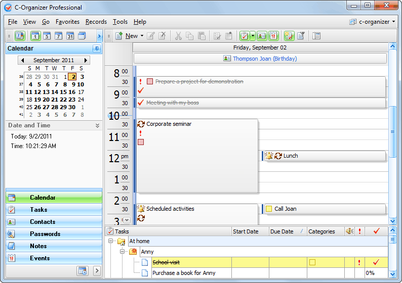 C-Organizer Pro 9.1